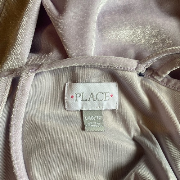 THe Children’s Place Light Purple Velvet Top, L10/12 - Picture 2 of 5